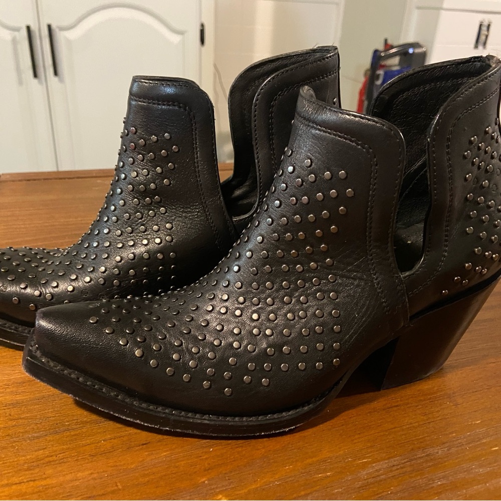 Ariat Black Studded Ankle Boots